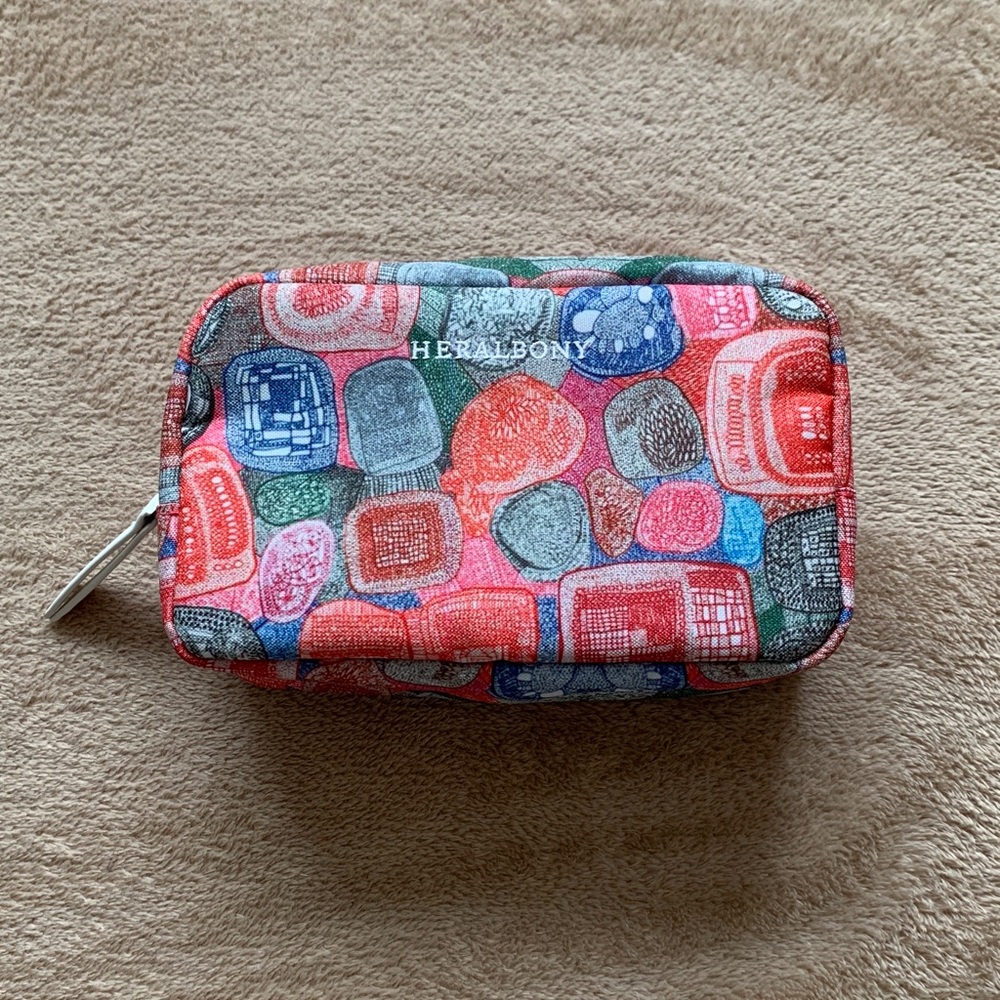 HERALBONY Pouch - Japan Airlines Amenity Pink
